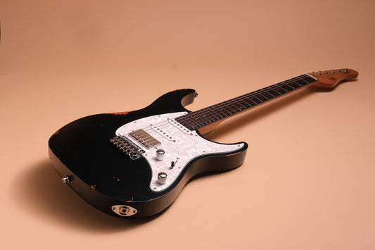 Mayones Aquila Aged V24 6 - Monolith Black Nitro (Aged)