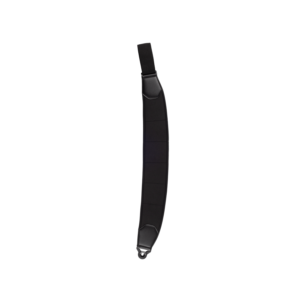 D'Addario Comfort Neoprene Auto Lock Strap, padded neoprene detail