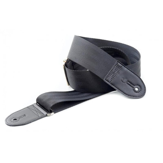 RightOn! Seatbelt Black guitar strap