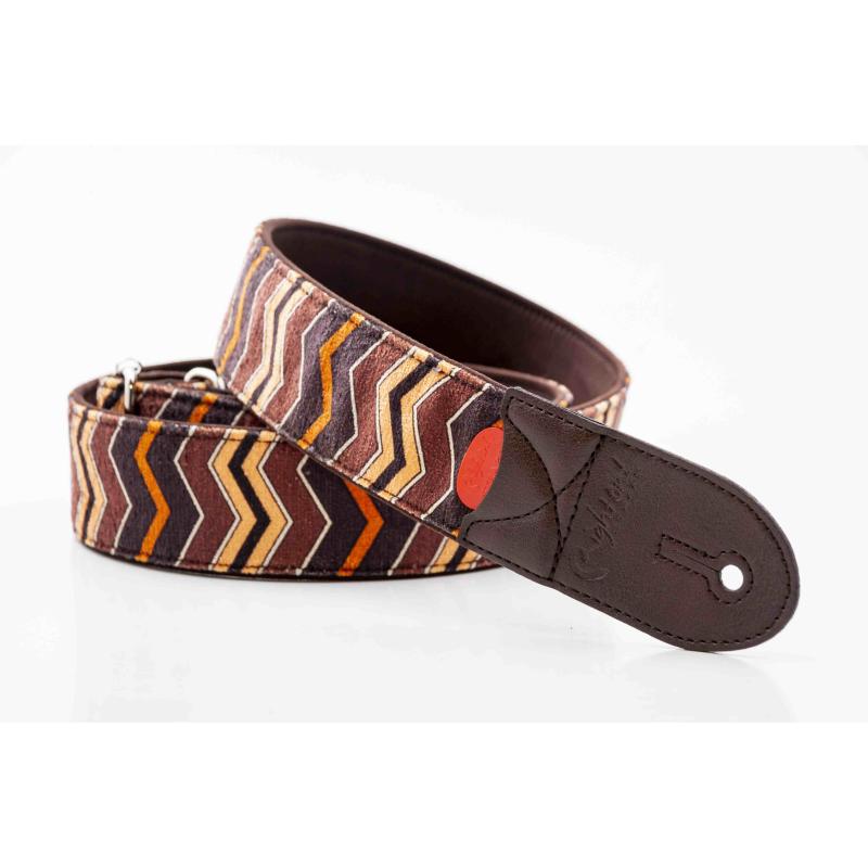 RightOn! Ziggy Brown guitar strap