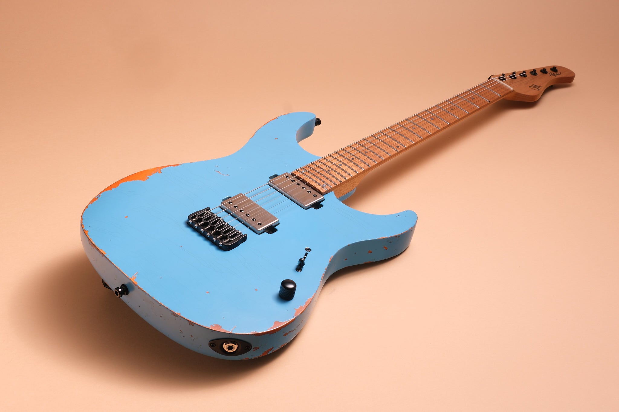 Mayones Aquila Aged S 6 - Monolith Daphne Blue Nitro (Aged)