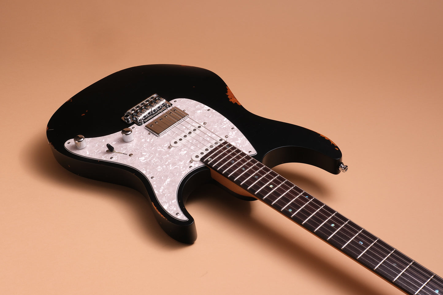 Mayones Aquila Aged V24 6 - Monolith Black Nitro (Aged)