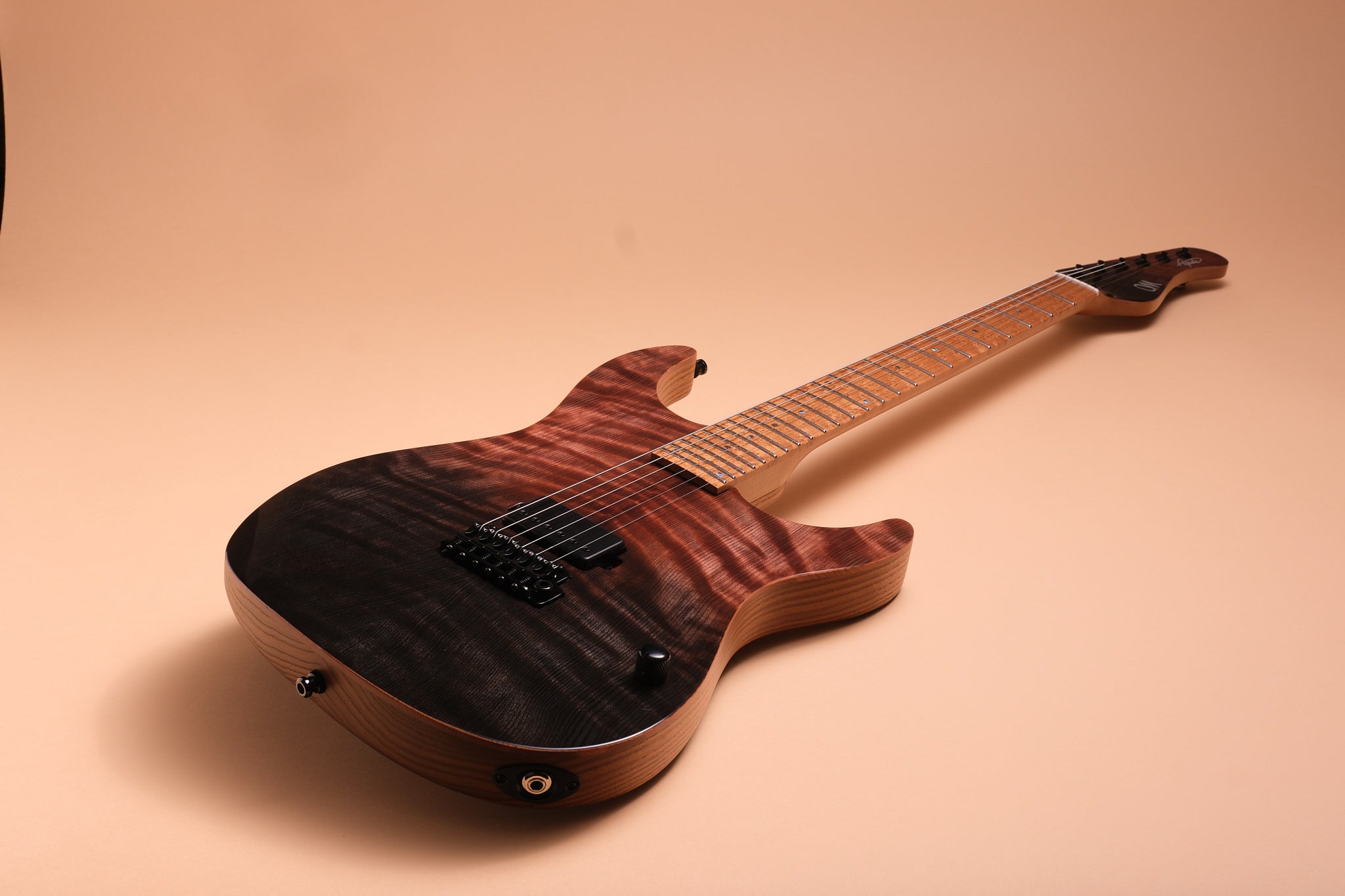 Mayones Aquila Elite V24 S 6 - Black to Natural Fade Gloss