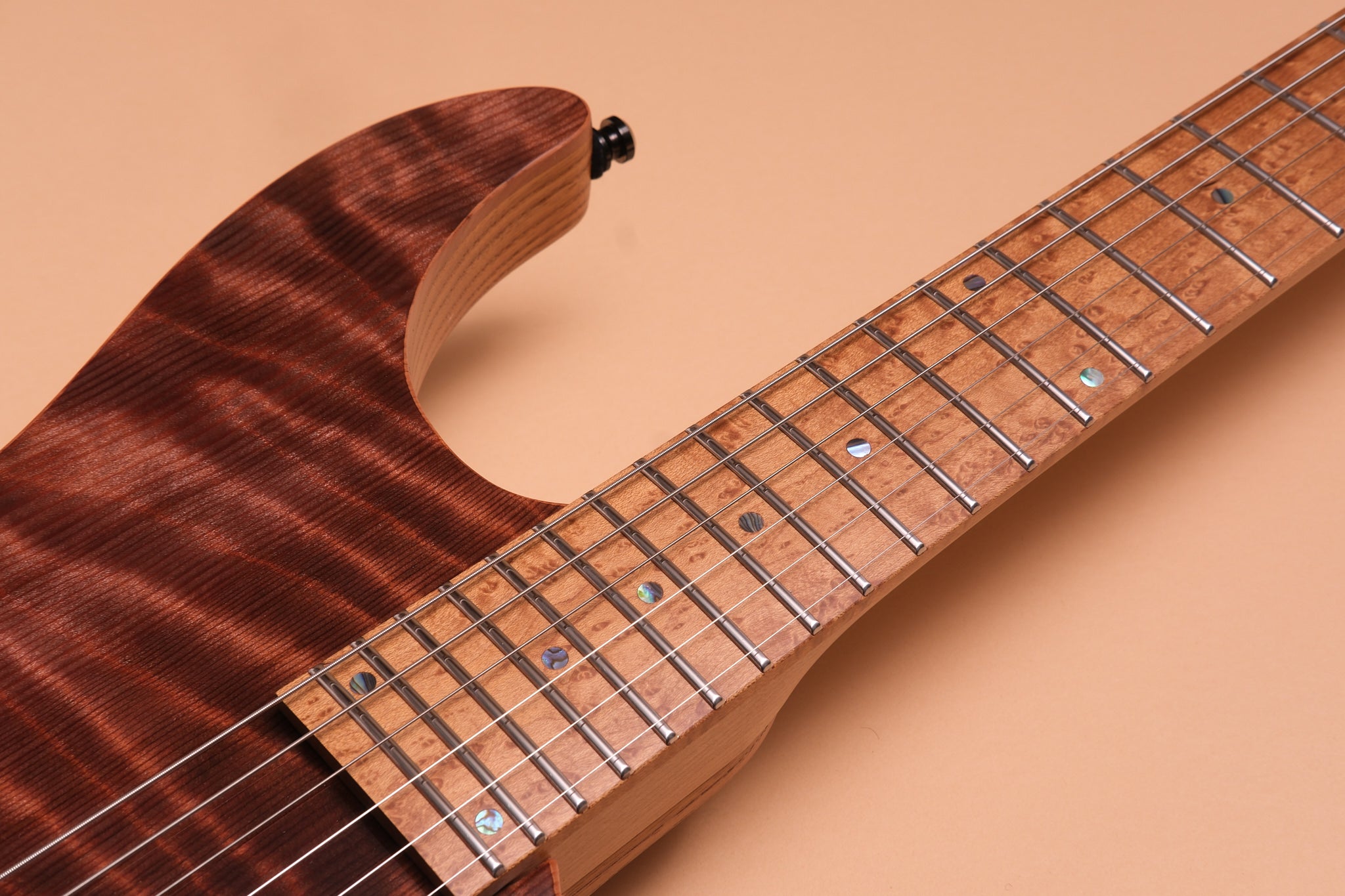 Mayones Aquila Elite V24 S 6 - Black to Natural Fade Gloss