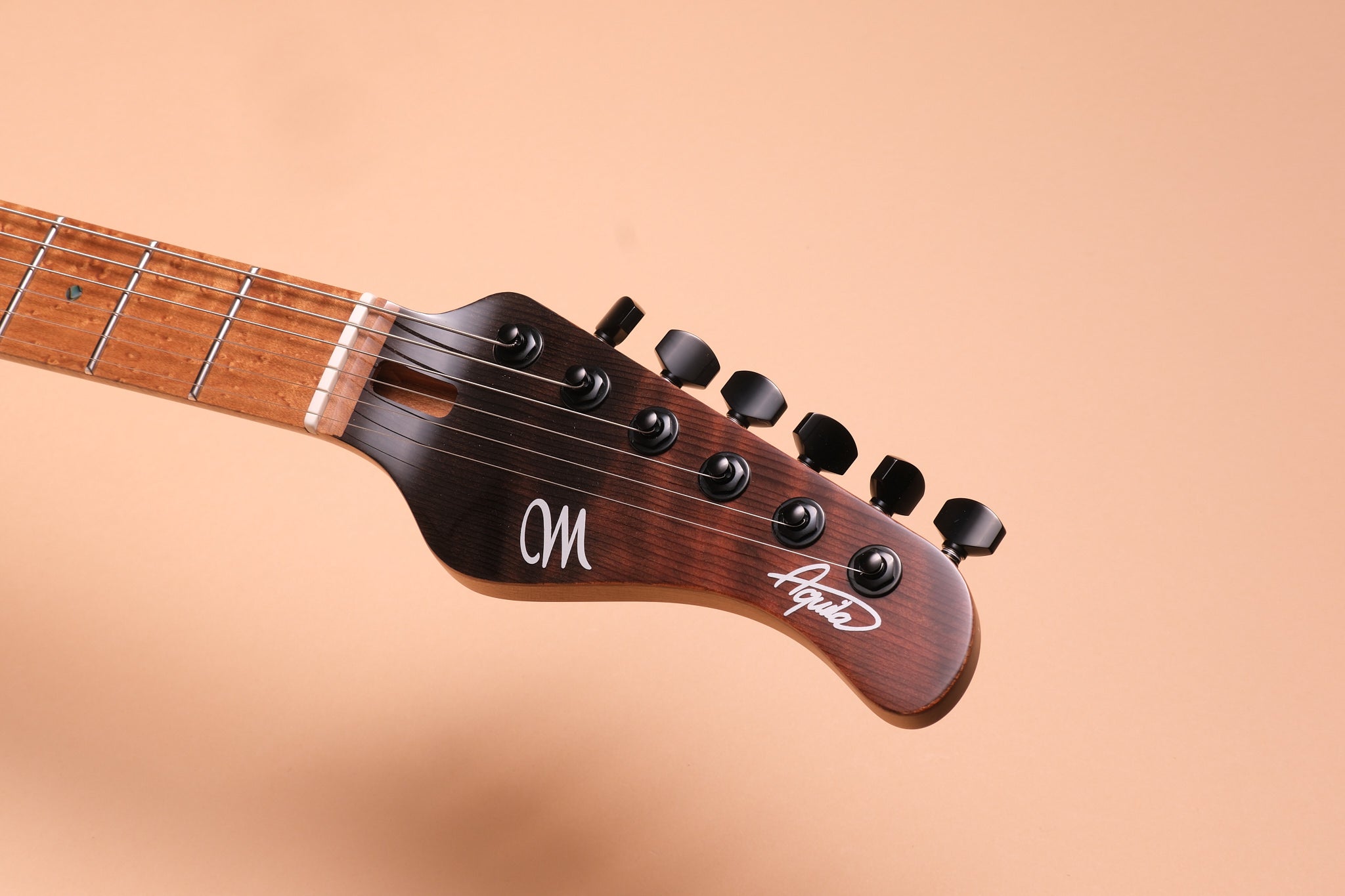 Mayones Aquila Elite V24 S 6 - Black to Natural Fade Gloss