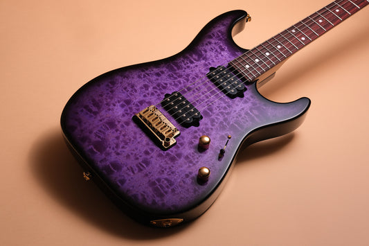 Suhr Guitars Standard Thin Burst LE - Trans Purple