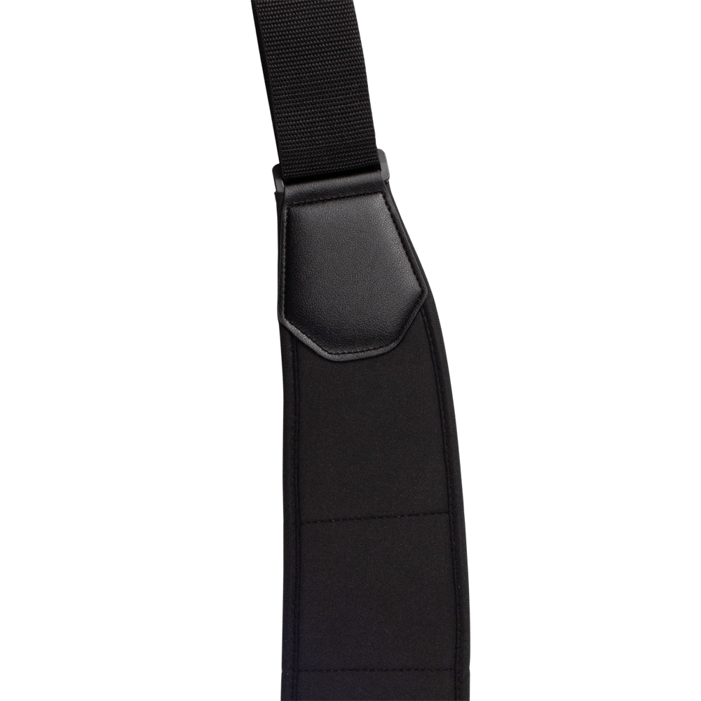 D'Addario Comfort Neoprene Auto Lock Strap, Auto Lock end detail