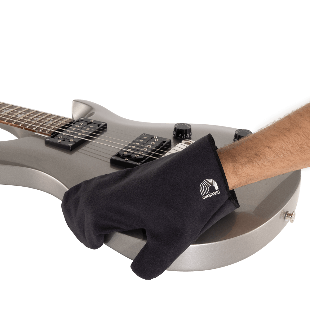 D'Addario Micro-Fiber Polish Mitt detail view