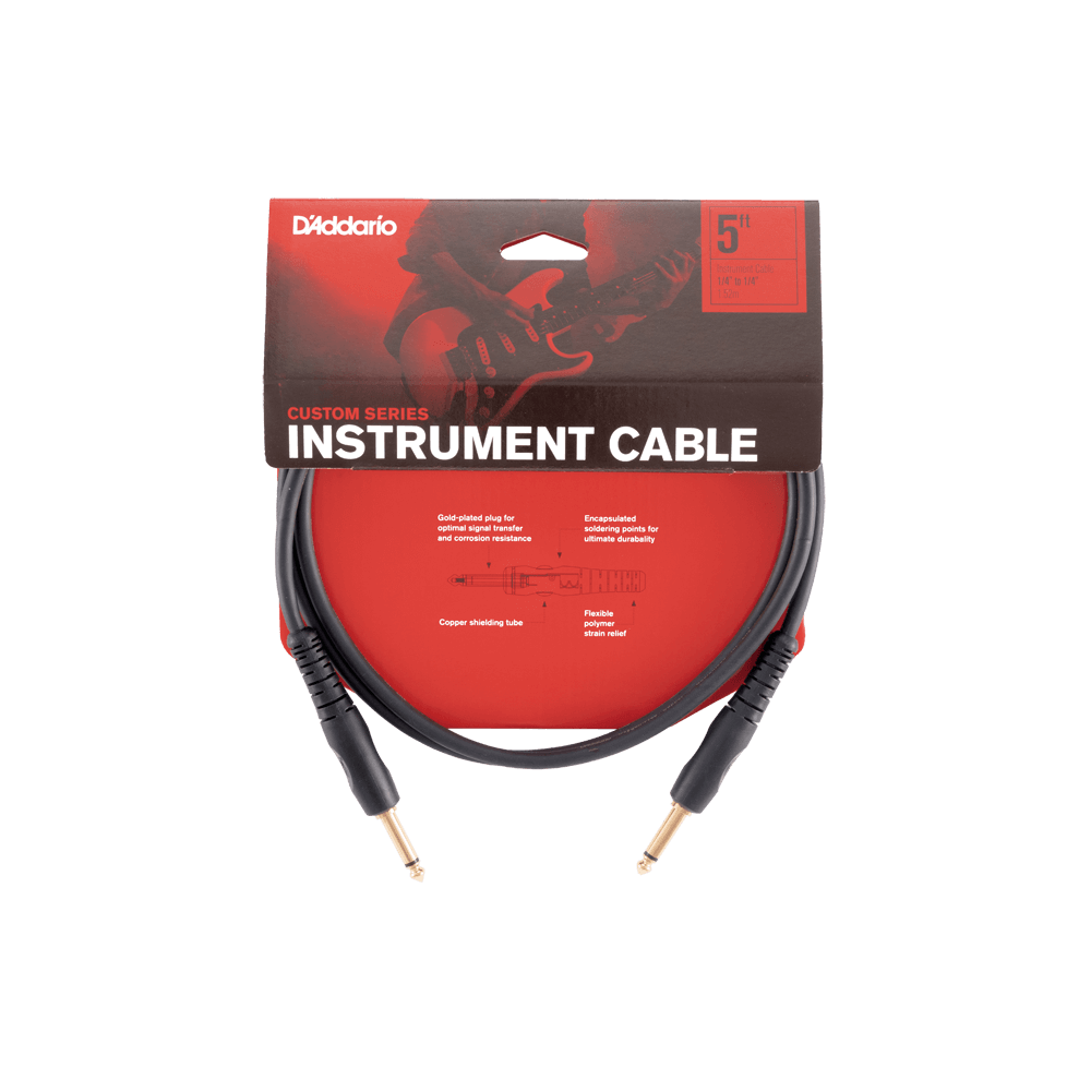 D’Addario Custom Series Instrument Cable - 6m / 20 ft