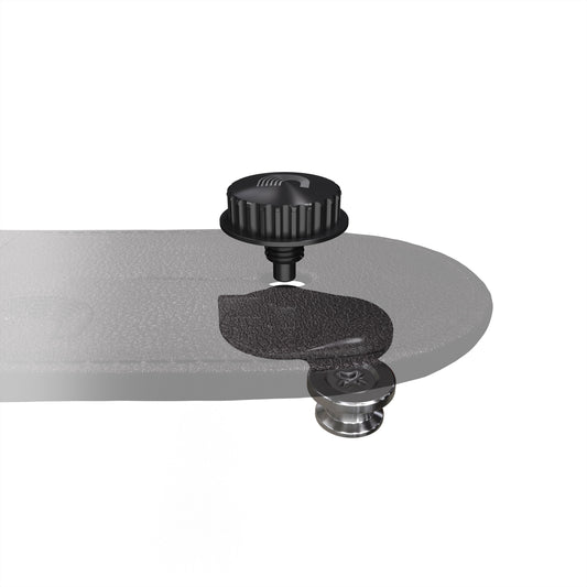 D'Addario Universal Strap Lock System nickel, hardware detail