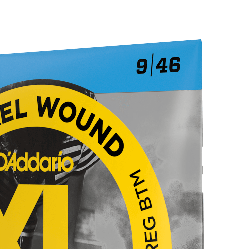 D'Addario EXL125 Nickel Wound, Super Light Top/ Regular Bottom, 9-46