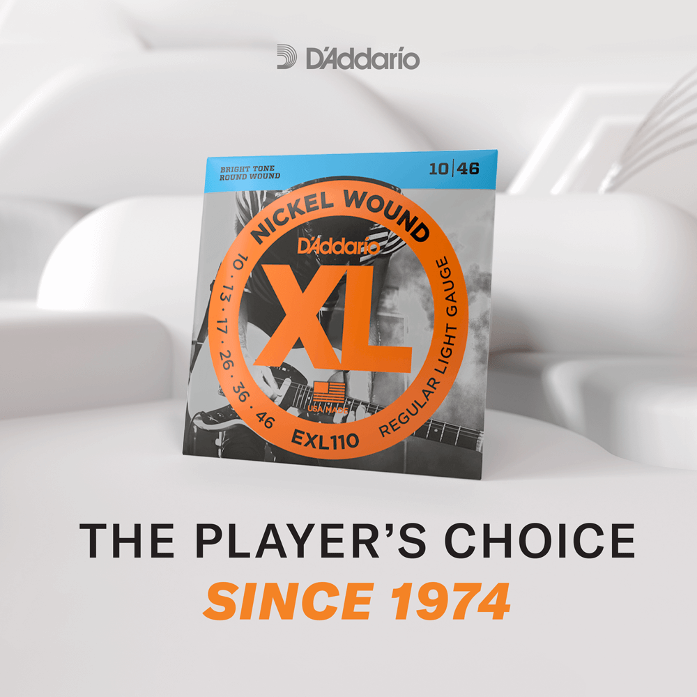 D'Addario EXL110 Nickel Wound, Regular Light, 10-46