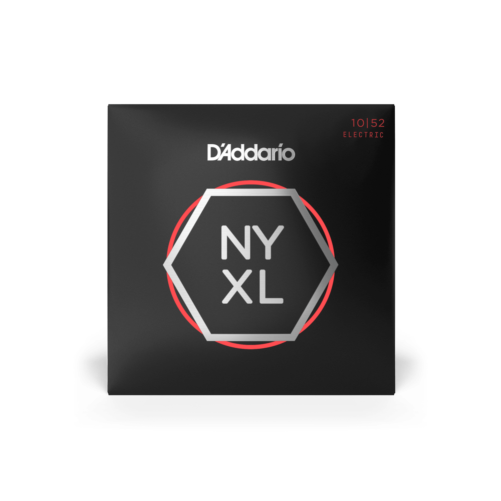 D'Addario NYXL1052 Nickel Wound, Light Top / Heavy Bottom, 10-52
